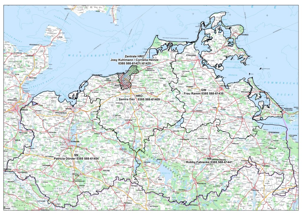 Bei Verdacht auf Bienenvergiftung: Regionale Ansprechpartner des Pflanzenschutzdienstes in M-V