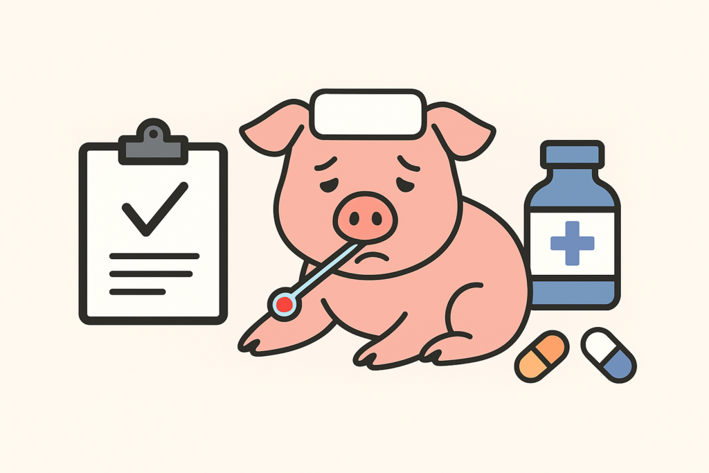 Leitfaden zum Umgang mit kranken und verletzten Schweinen